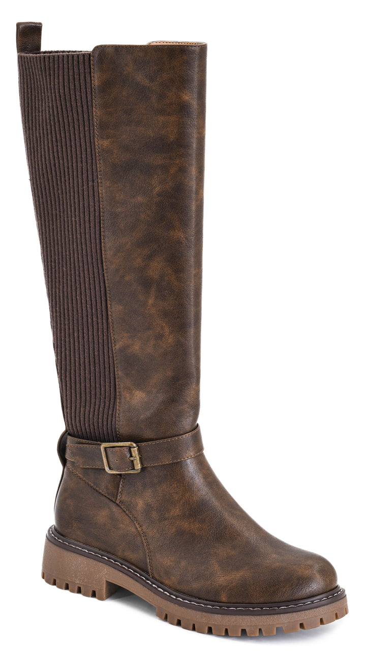Lets Grab Coffee Mocha Tall Boots by Corkys