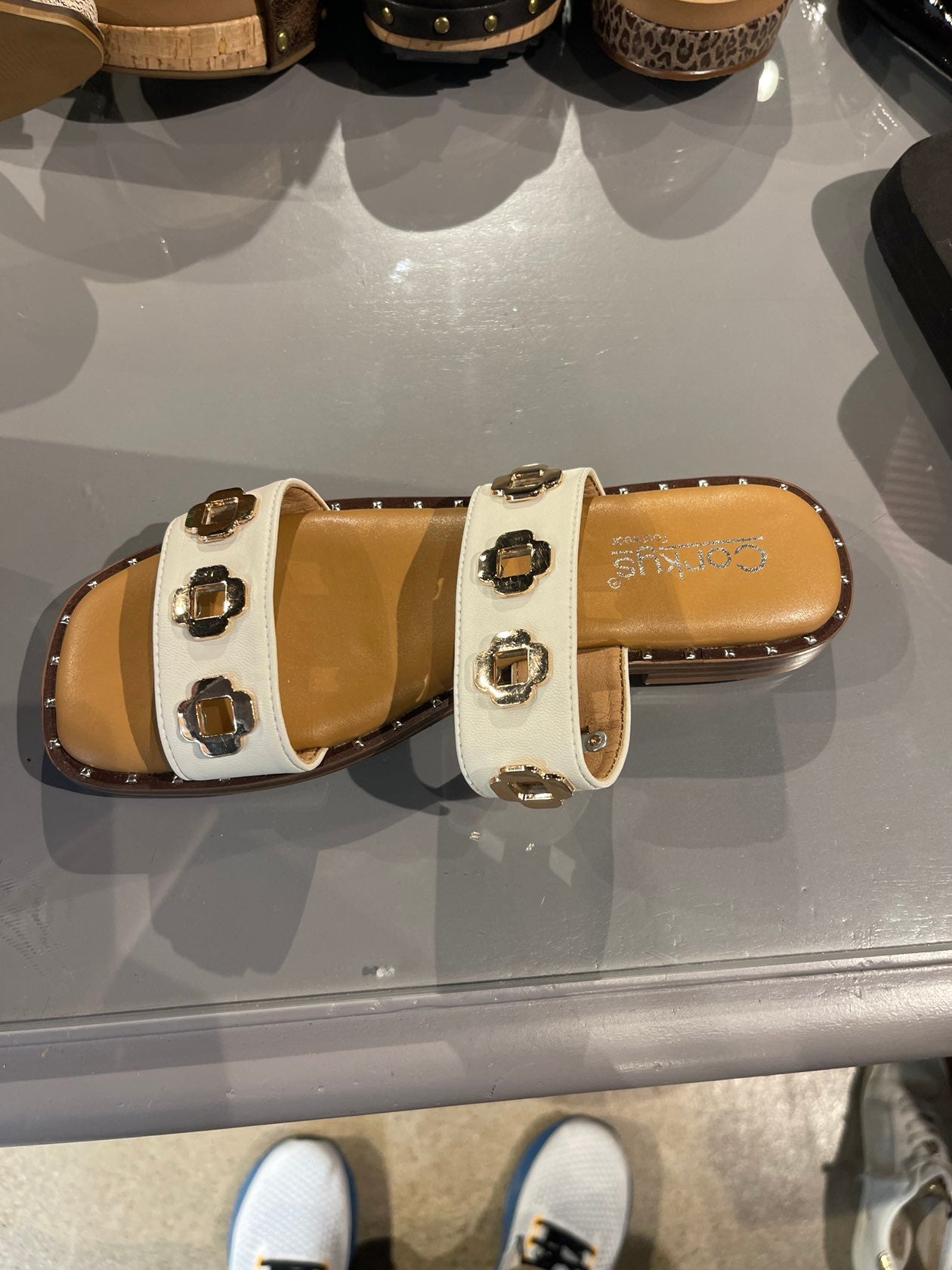 CORKYS Low Tide White Sandal - Simply Polished Boutique