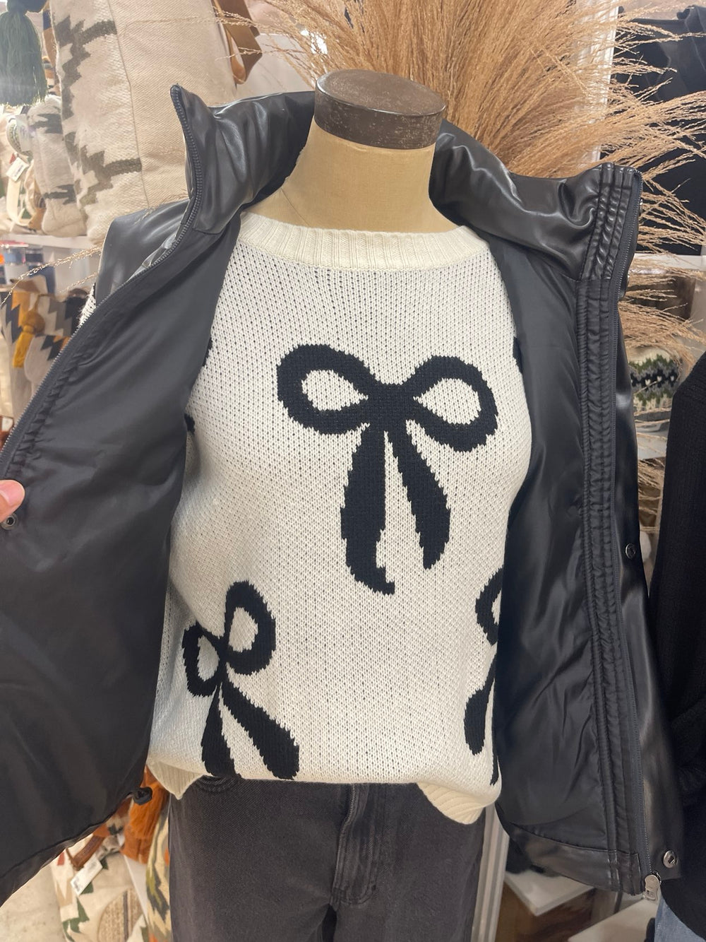 Oh My Bow Sweater - Simply Polished Boutique