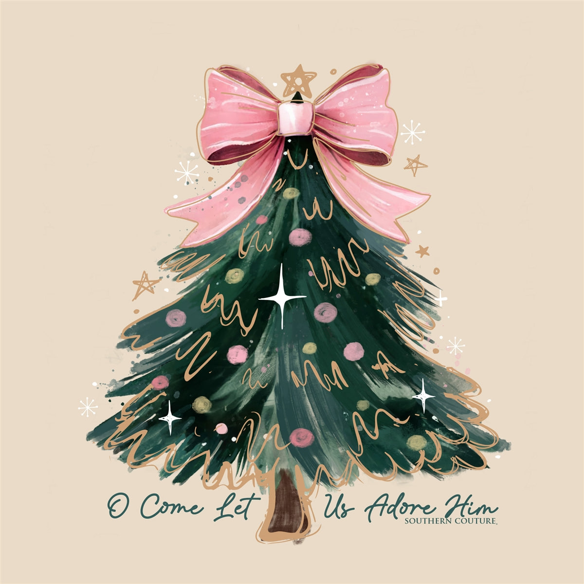 Oh Come Let Us Adore Him Tee