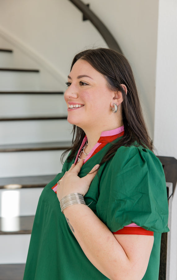 Autumn Stripe Mini Dress - Simply Polished Boutique
