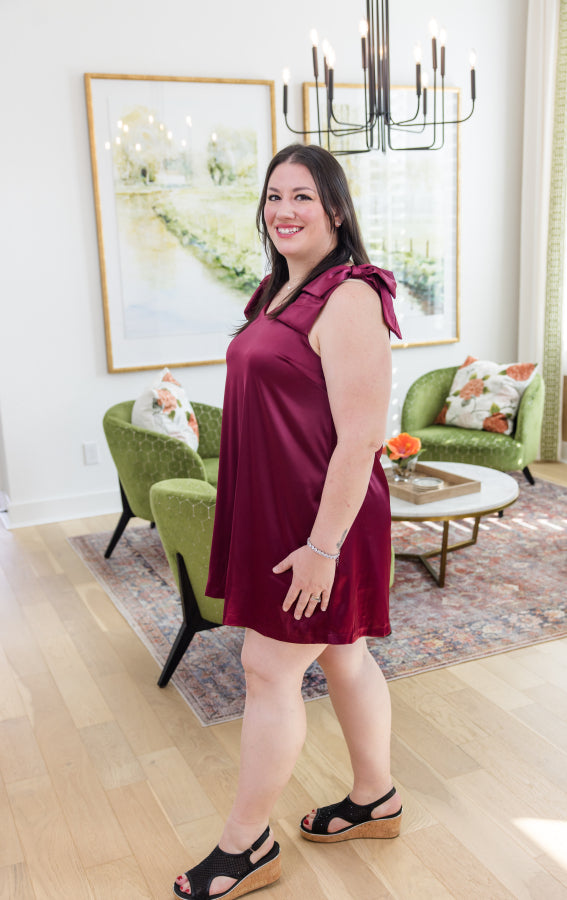 Sweet Intentions Bow Dress - Simply Polished Boutique