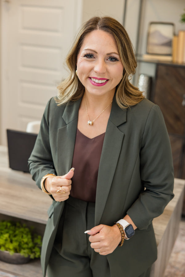 Polished Blazer in Olive - Simply Polished Boutique