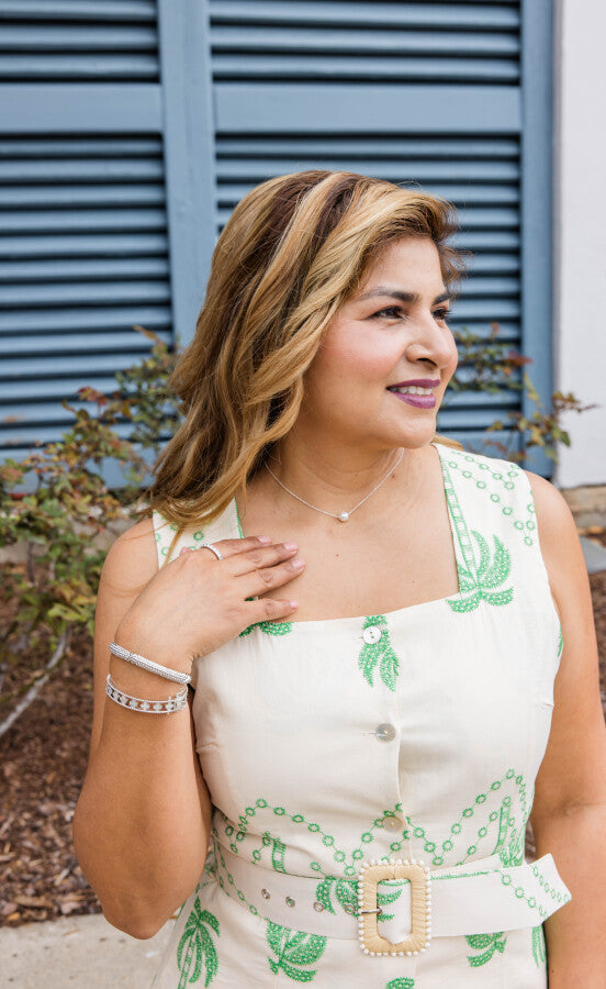 The Palm Grove Chic Belted Top - Simply Polished Boutique