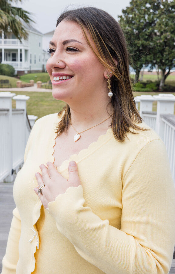 The Limoncello Bow Cardigan