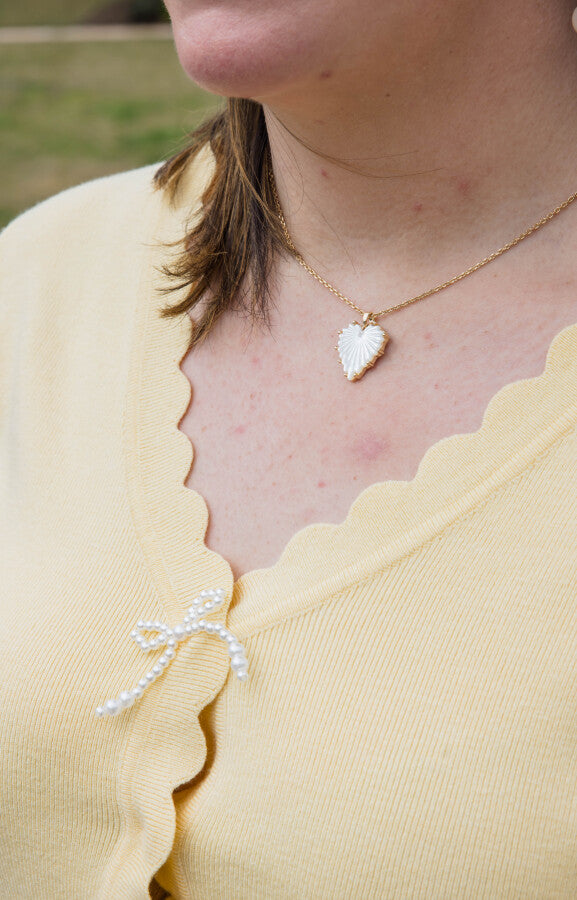 The Limoncello Bow Cardigan