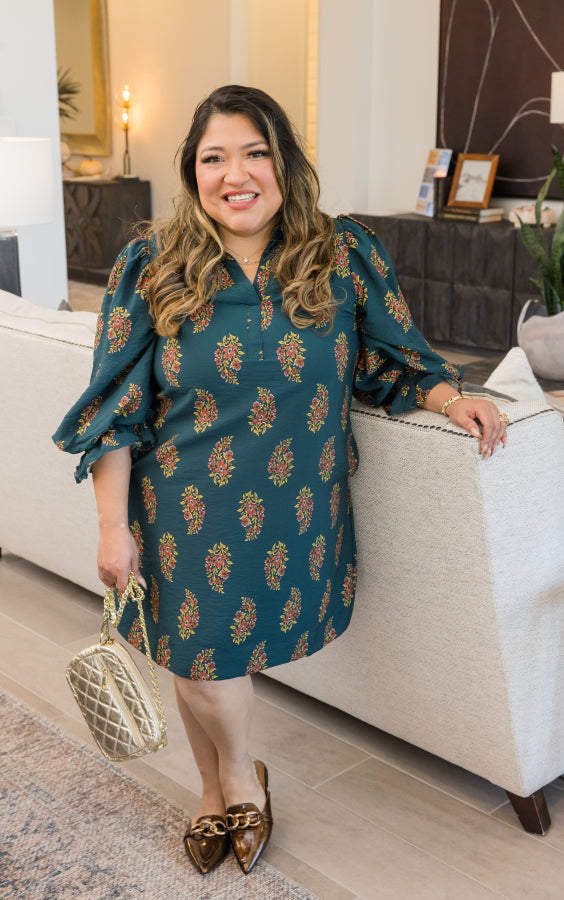 Autumn Whispers Mini Dress