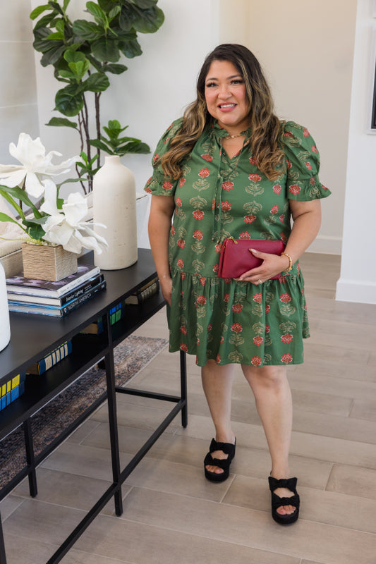 Garden Whisper Mini Dress