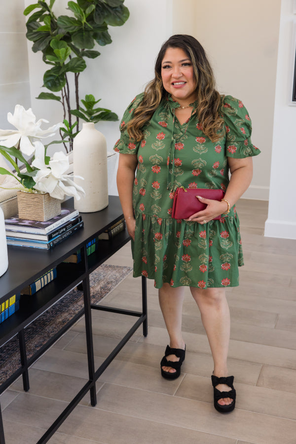 Garden Whisper Mini Dress