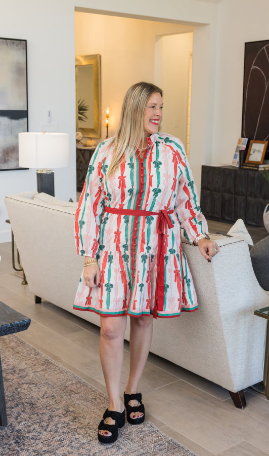 Mistletoe Magic Bow Dress