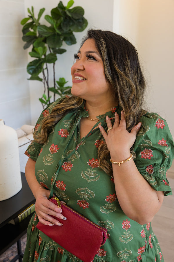 Garden Whisper Mini Dress