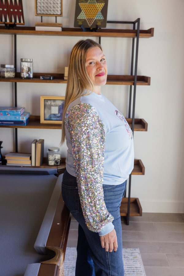 Holiday Haul Sequin Sweatshirt