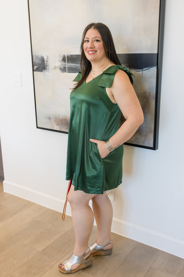 Sweet Intentions Bow Dress - Simply Polished Boutique