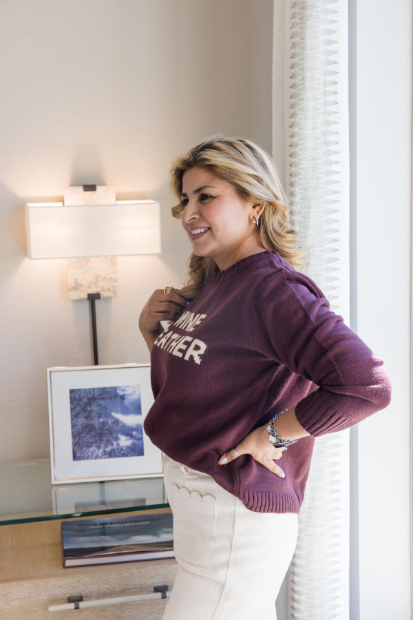 Wine Weather Sweater