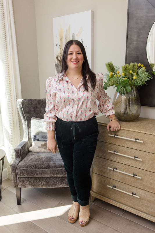 Nutcracker Dreams Satin Top