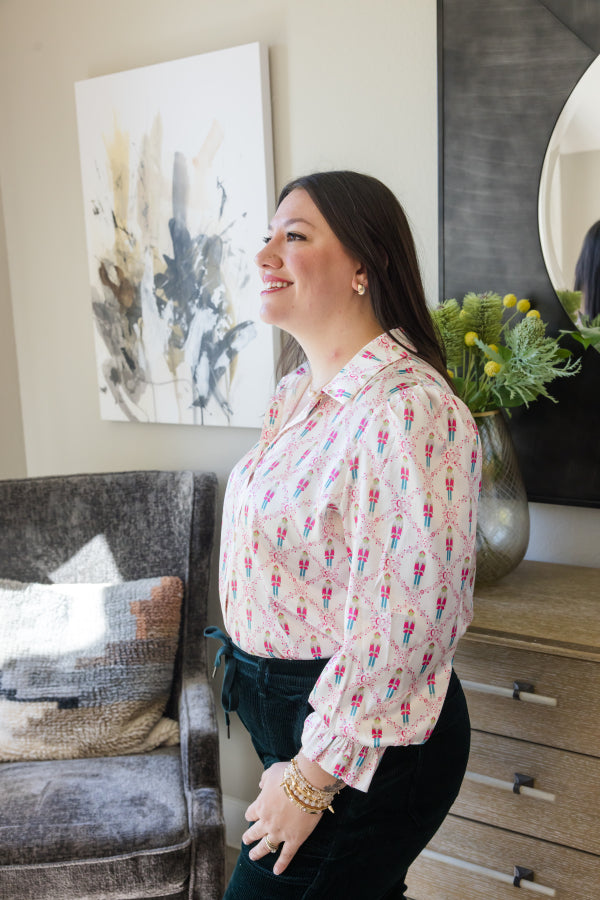 Nutcracker Dreams Satin Top