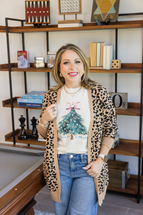 Wild Leopard Cardigan - Simply Polished Boutique