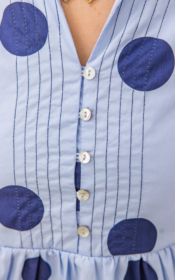 Dot Darling Babydoll Top