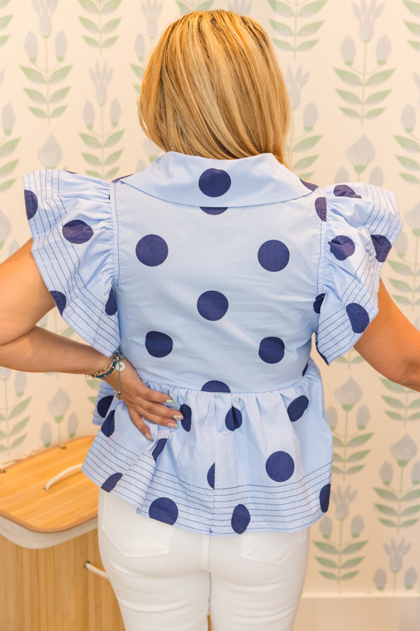 Dot Darling Babydoll Top