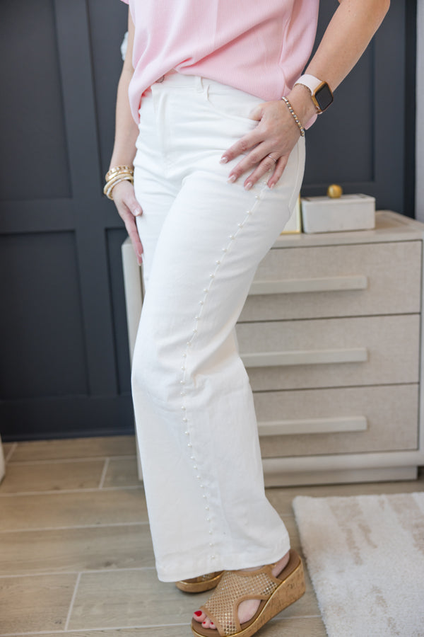 Pearls to you Pants - Simply Polished Boutique