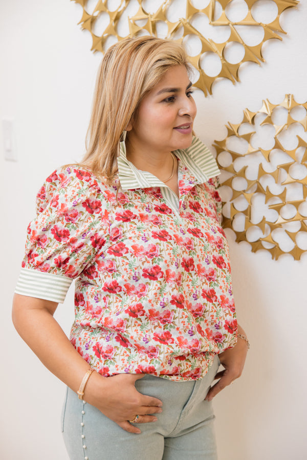 Petite Fleur Top - Simply Polished Boutique