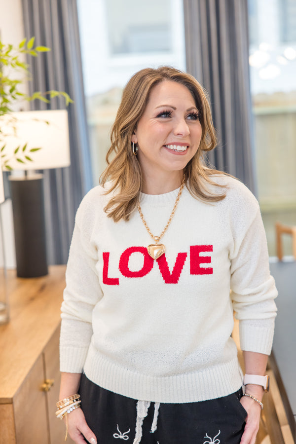 Love Sweater - Simply Polished Boutique