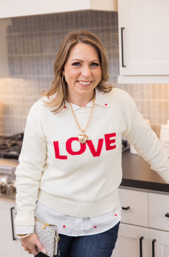 Love Sweater - Simply Polished Boutique