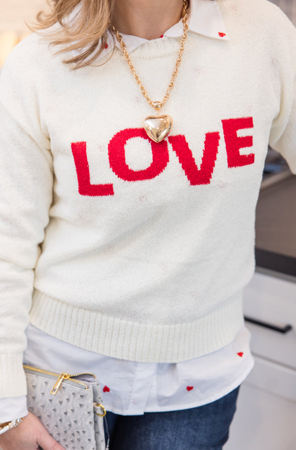 Love Sweater - Simply Polished Boutique