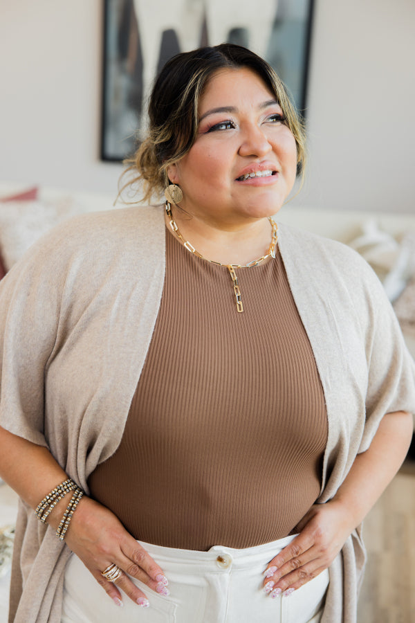 Destiny Ribbed Bodysuit - Simply Polished Boutique