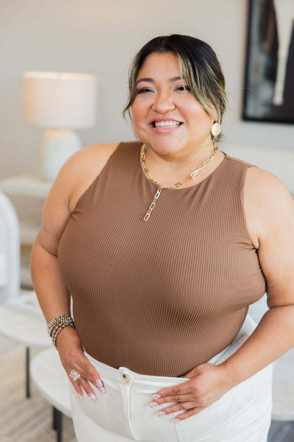 Destiny Ribbed Bodysuit - Simply Polished Boutique