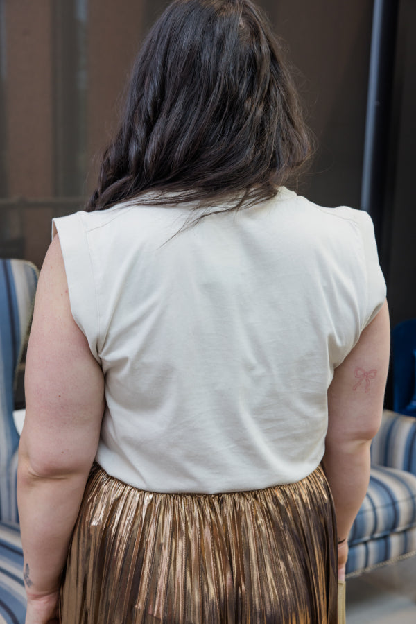 Cheers Embroidered Tank - Simply Polished Boutique