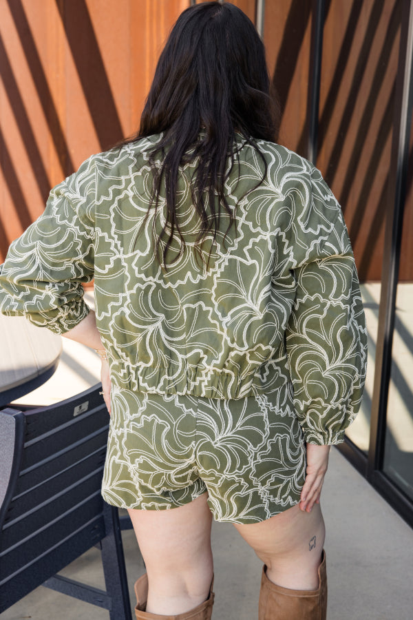 Garden Stroll Embroidered Jacket - Simply Polished Boutique