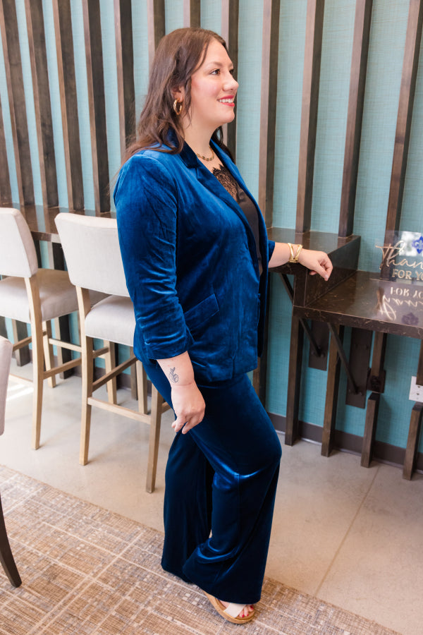 Luxe Affair Velvet Blazer - Simply Polished Boutique