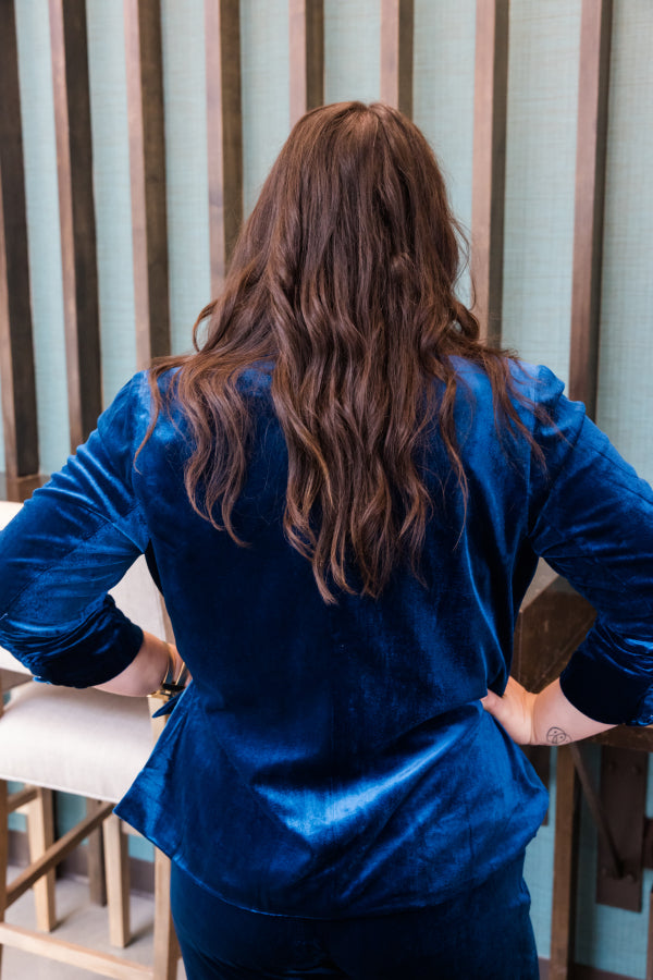 Luxe Affair Velvet Blazer - Simply Polished Boutique