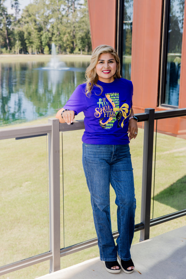 If The Shoe Fits Tee Shirt - Simply Polished Boutique
