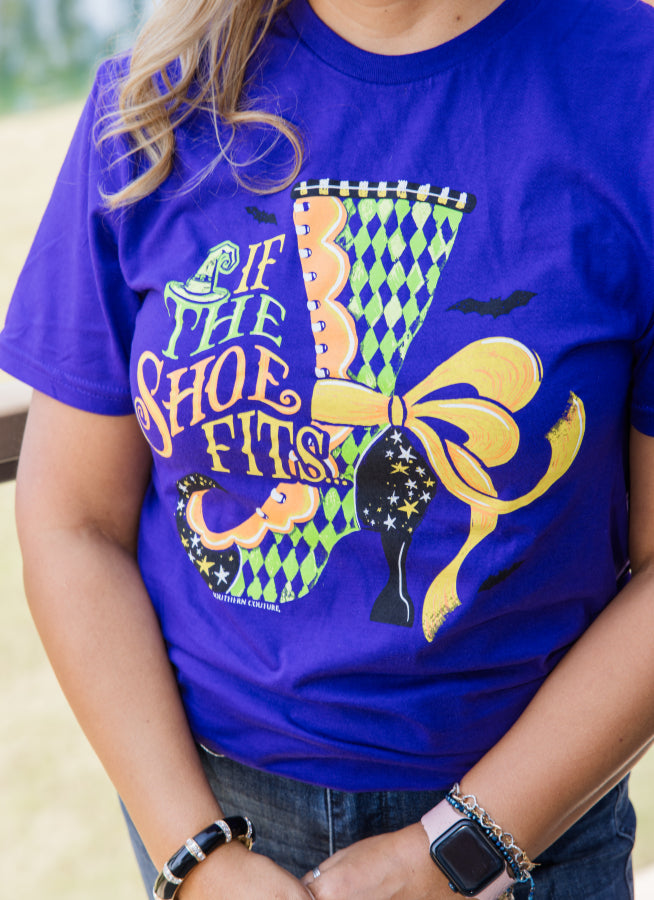 If The Shoe Fits Tee Shirt - Simply Polished Boutique