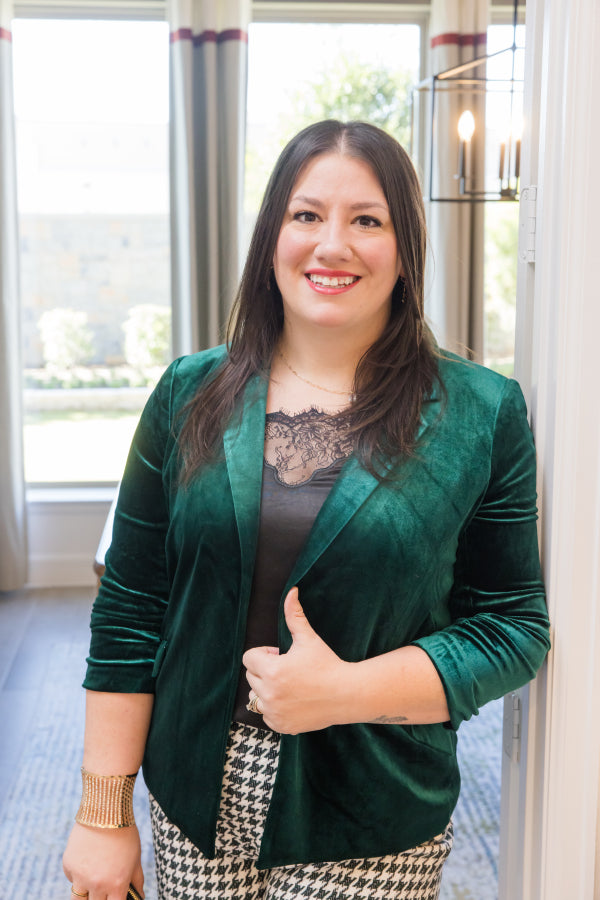 Luxe Affair Velvet Blazer - Simply Polished Boutique