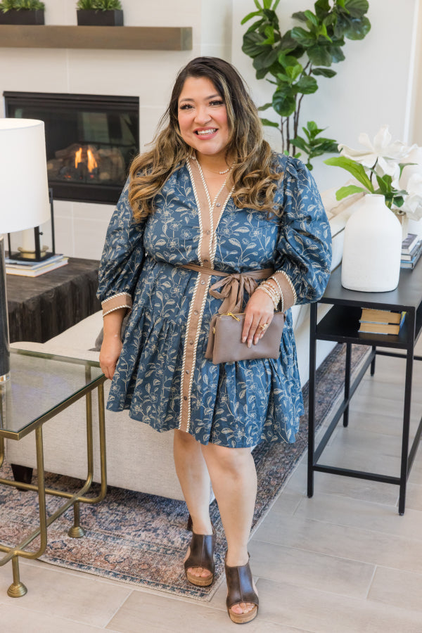 Morning Mist Mini Dress - Simply Polished Boutique