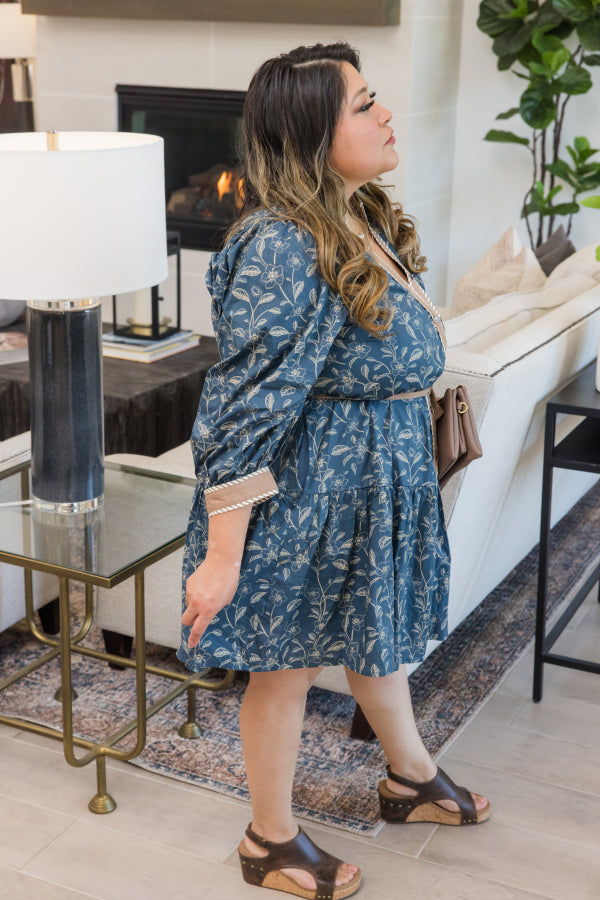 Morning Mist Mini Dress