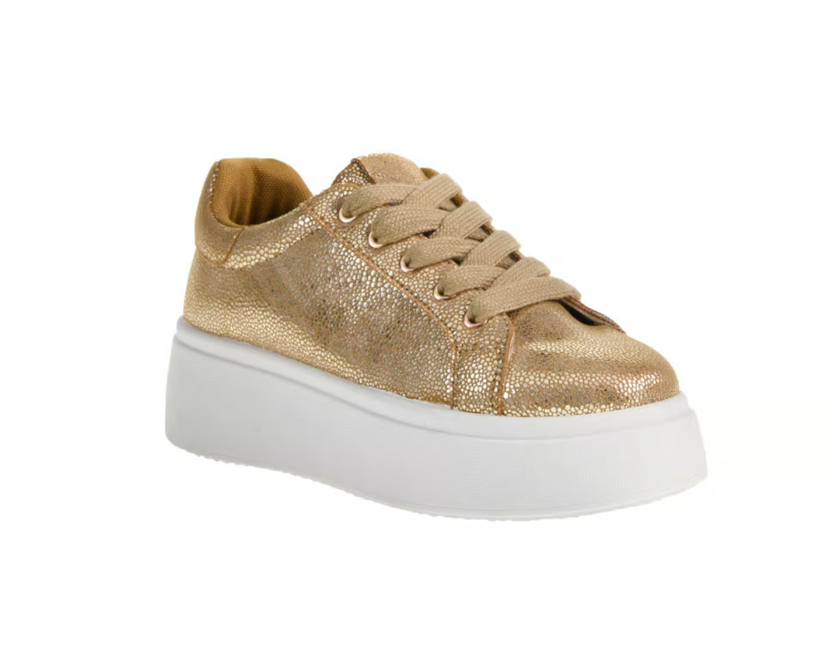 Record Metallic Sneaker - Simply Polished Boutique