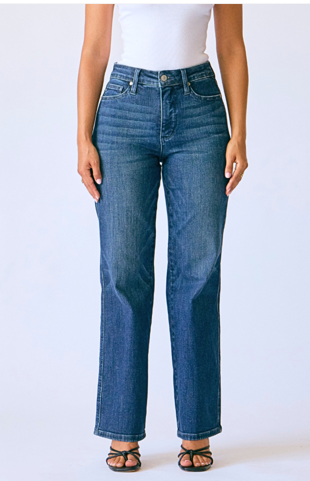 Judy Blue Classic TC Petite Straight Jeans - Simply Polished Boutique