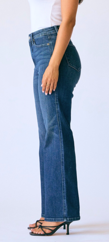 Judy Blue Classic TC Petite Straight Jeans - Simply Polished Boutique