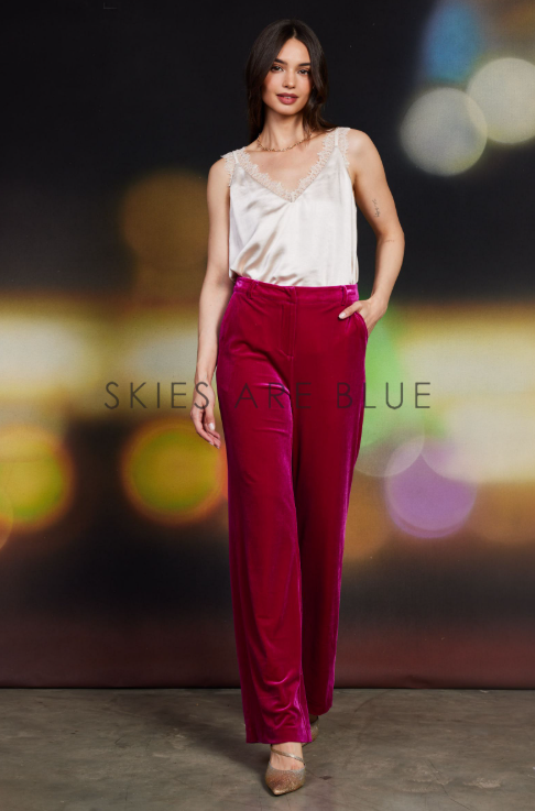 Luxe Affair Velvet Pants - Simply Polished Boutique