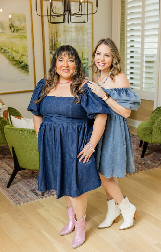Barndance Denim Dress - Simply Polished Boutique