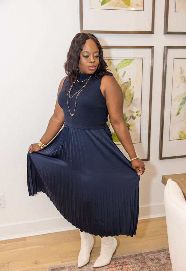 Elegance in Motion Midi Dress