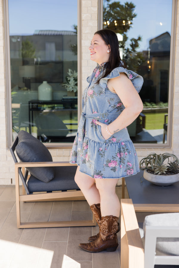 The Marlowe Flutter Mini Dress