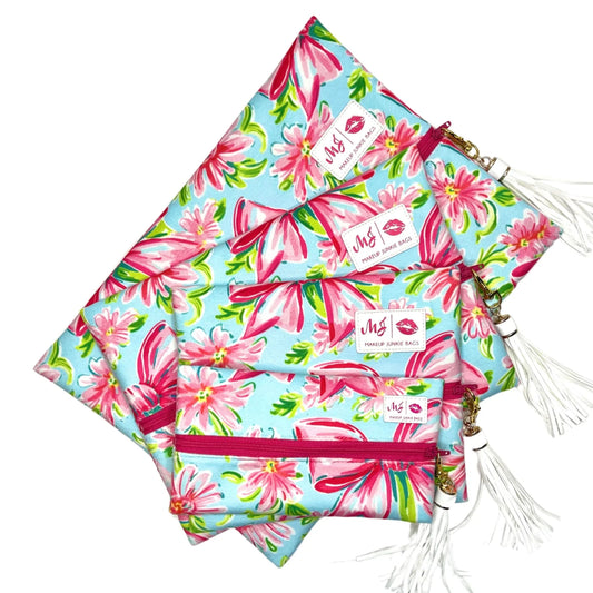 Makeup Junkie Bags -Sweetheart Bow (RTS)