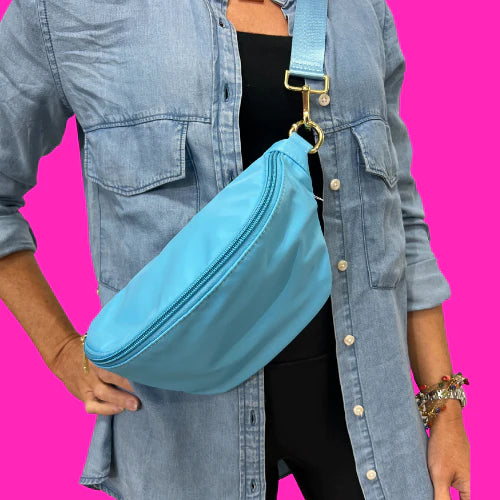 Nylon Colorful Bum Bag - Simply Polished Boutique