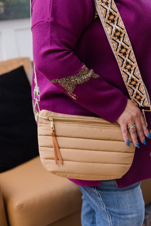 Addison Quilted Nylon Waist/ Sling Bag - Simply Polished Boutique