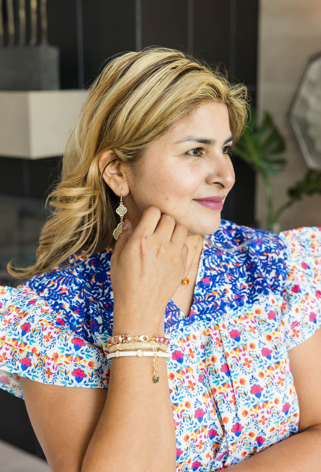 Alura Floral Top - Simply Polished Boutique